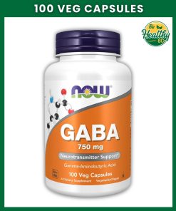 Now Gaba (750 mg) - 100 veg capsules