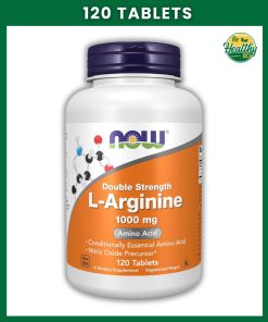 Now L-Arginine (1,000 mg) Double Strength - 120 tablets