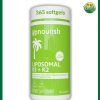 Upnourish Liposomal D3 (5,000 IU) + K2 (100 mcg) - 365 softgels