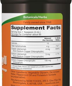 NOW Chlorophyll Liquid (100 mg) - 473 ml