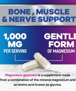 Nature's Peak Magnesium Glycinate (1,000 mg) - 60 veggie capsules