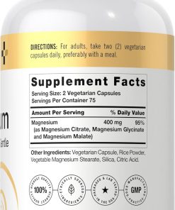 Doctor's Way Triple Calm Magnesium Calming + Relaxing + Gentle - 150 vegetarian capsules