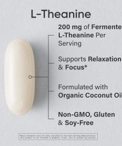 Sports Research L-Theanine (200 mg) Double Strength - 60 softgels