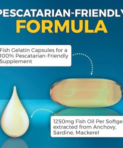 Vivanaturals Omega-3 Fish Oil (2,500 mg) Triple Strength - 180 softgels