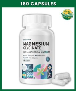 Allcoovita Magnesium Glycinate (400 mg) - 180 capsules