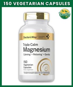 Doctor's Way Triple Calm Magnesium Calming + Relaxing + Gentle - 150 vegetarian capsules