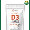 Micro Ingredients Vitamin D3 + K2 (50,000 IU + 200 mcg) - 240 softgels