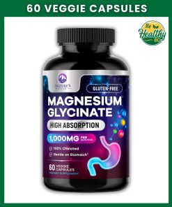 Nature's Peak Magnesium Glycinate (1,000 mg) - 60 veggie capsules