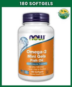 Now Omega-3 Mini Gels Fish Oil - 180 softgels