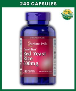 Puritan's Pride Red Yeast Rice (600 mg) - 240 capsules