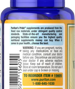 Puritan's Pride Vitamin D3 (25 mcg - 1,000 IU) - 100 softgels