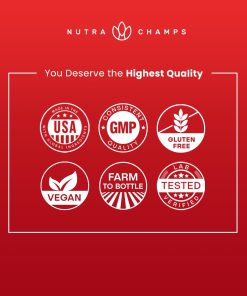 Nutra Champs Korean Panax Ginseng (12,000 mg) - 120 vegan capsules