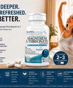 Kappa Nutrition Magnesium L-Threonate Plant-Based (420 mg) - 60 capsules
