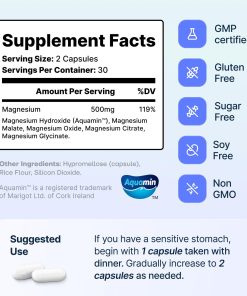 Sonohealth Magnesium Complex Spectrum 5-in-1 (500 mg) - 60 capsules