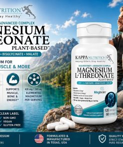 Kappa Nutrition Magnesium L-Threonate Plant-Based (420 mg) - 60 capsules