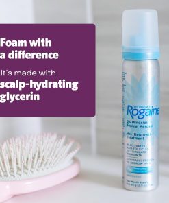 Rogaine Women's 5% Minoxidil Foam Unscented - two 60 gram cans