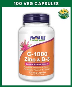 Now Vitamin C -1000 Zinc & D-3 - 100 veg capsules