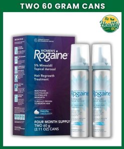 Rogaine Women's 5% Minoxidil Foam Unscented - two 60 gram cans