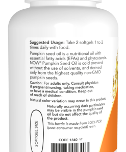 Now Pumpkin Seed Oil (1,000 mg) - 100 softgels