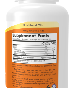 Now Pumpkin Seed Oil (1,000 mg) - 100 softgels