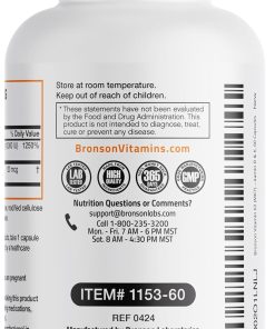 Bronson Vitamin K2 + D3 (10,000 IU - 250 mcg) Extra Strength - 60 capsules