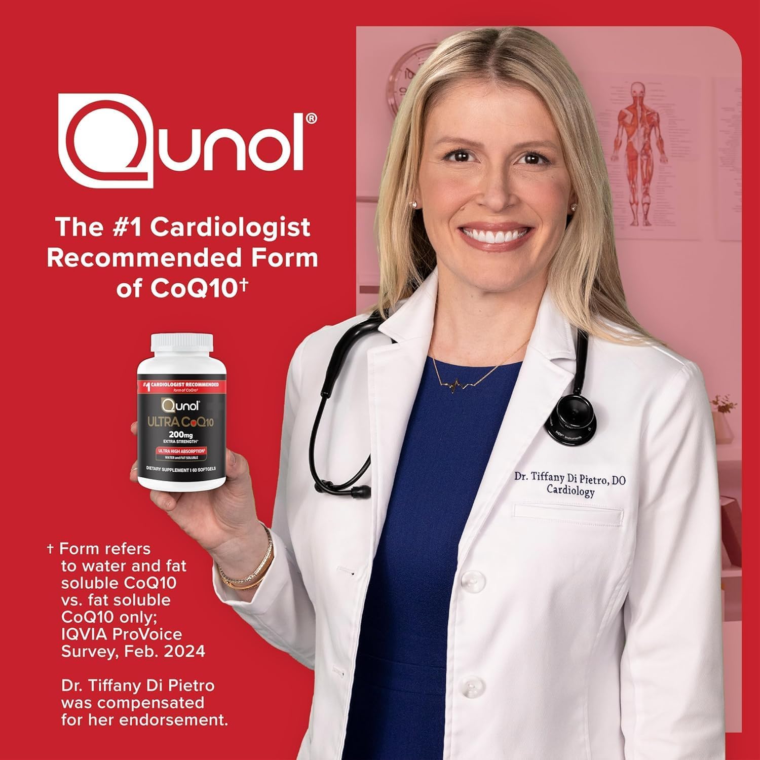 Qunol Ultra CoQ10 (200 mg) Extra Strength - 60 softgels