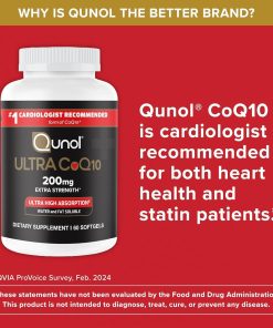 Qunol Ultra CoQ10 (200 mg) Extra Strength - 60 softgels