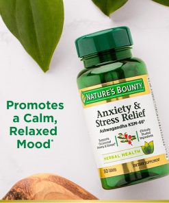 Nature's Bounty Anxiety & Stress Releif - 50 tablets