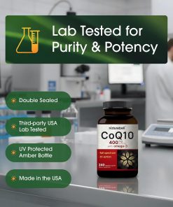 Naturebell CoQ10 (400 mg) with Omega-3 - 240 capsules