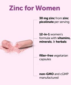 Micro Ingredients Zinc for Women 12-in-1 - 240 vegetarian capsules