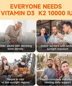 J.Me Vitamin D3 + K2 (10,000 IU + 200 mcg) Magnesium 4-in-1 - 150 softgels