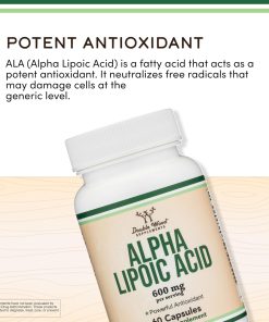 Double Wood Alpha Lipoic Acid (600 mg) - 60 capsules