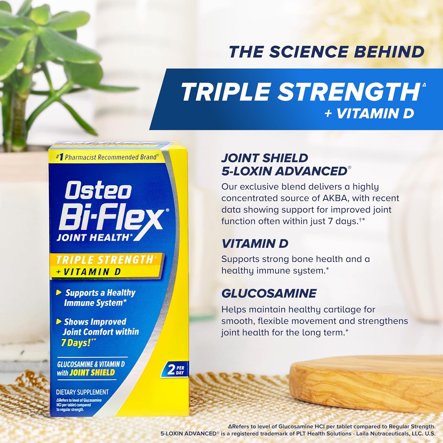Osteo Bi-Flex Joint Health Triple Strength + Vitamin D - 80 tablets