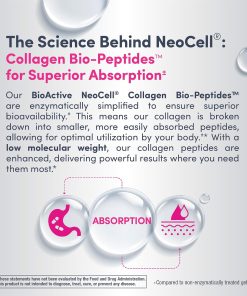 Neocell Collagen Bio-Peptides + Vitamin C & Biotin (6,000 mg) Grassfed - 180 caplets
