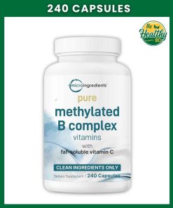Micro Ingredients Pure Methylated B-Complex With Vitamin C - 240 capsules